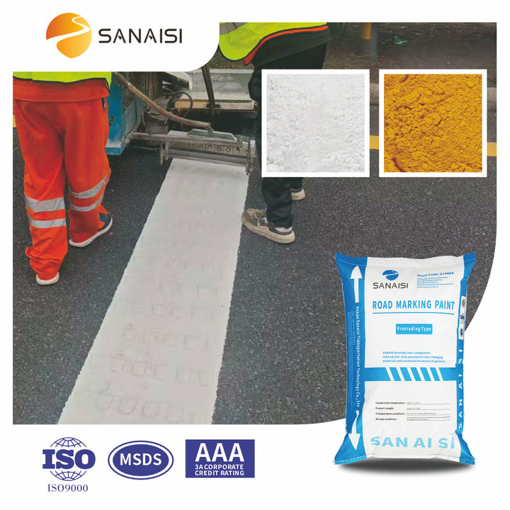 Standard Thermoplastic-Road-Marking-Paint With Pre-Mixed Glass Beads