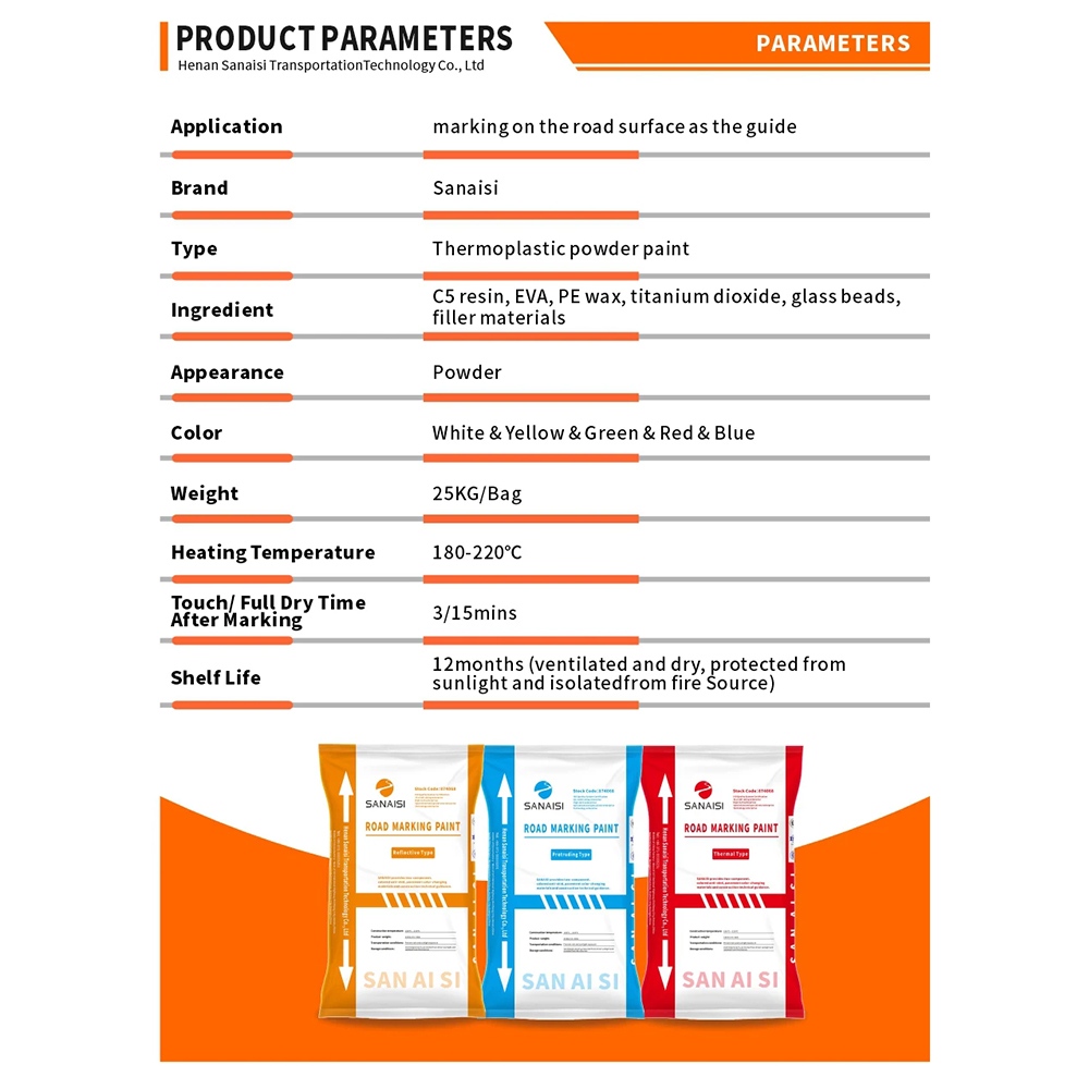 Thermoplastic Road Marking Paint Thermoplastic Road Marking Paint